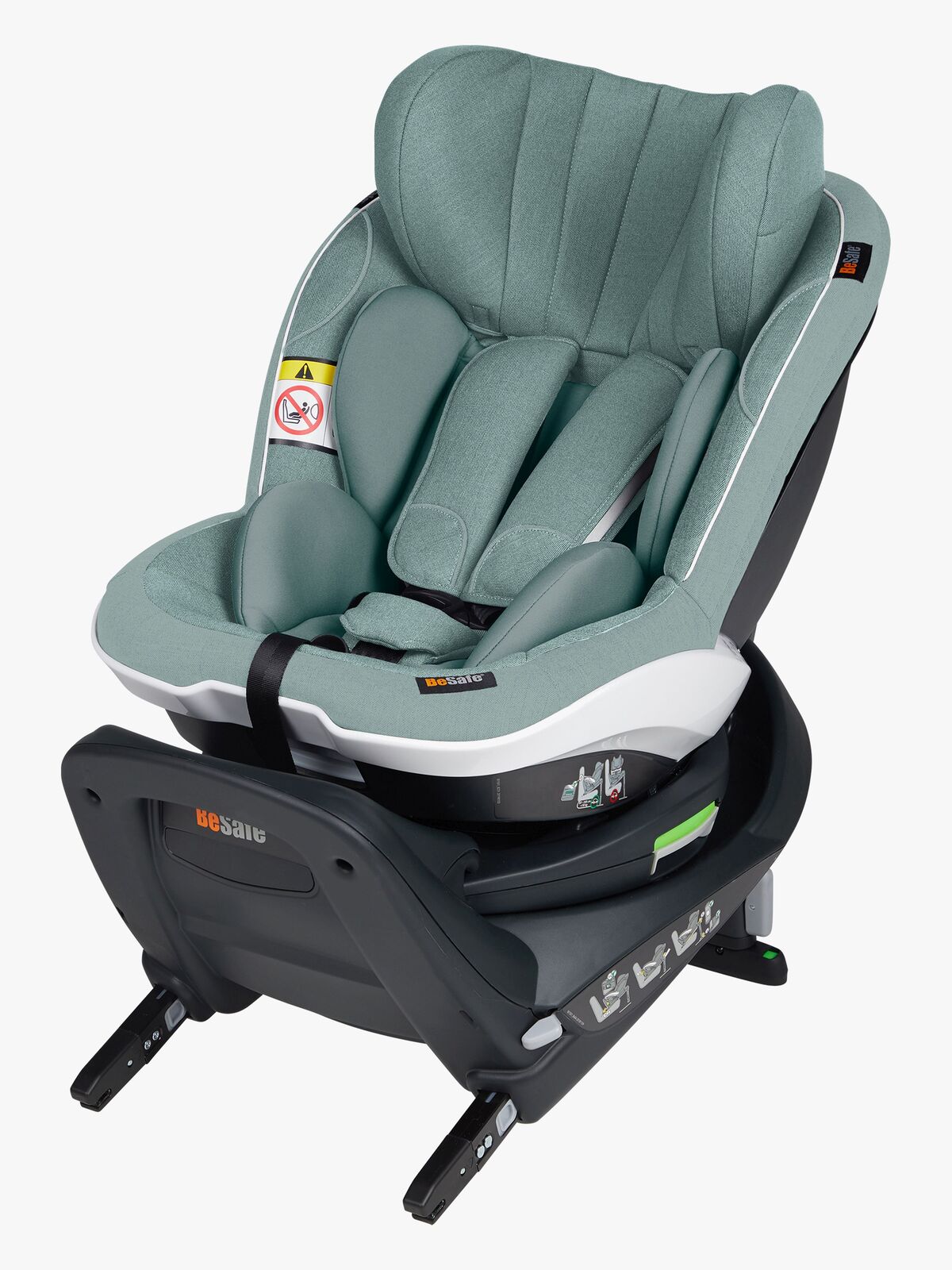 BeSafe iZi Twist i-Size Autostol, Sea Green Mèlange