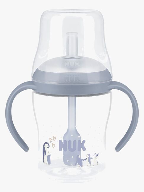 NUK Perfect Match Øvekop med Sugerør 150 ml, Penguin N2154-03-4552_1.jpg