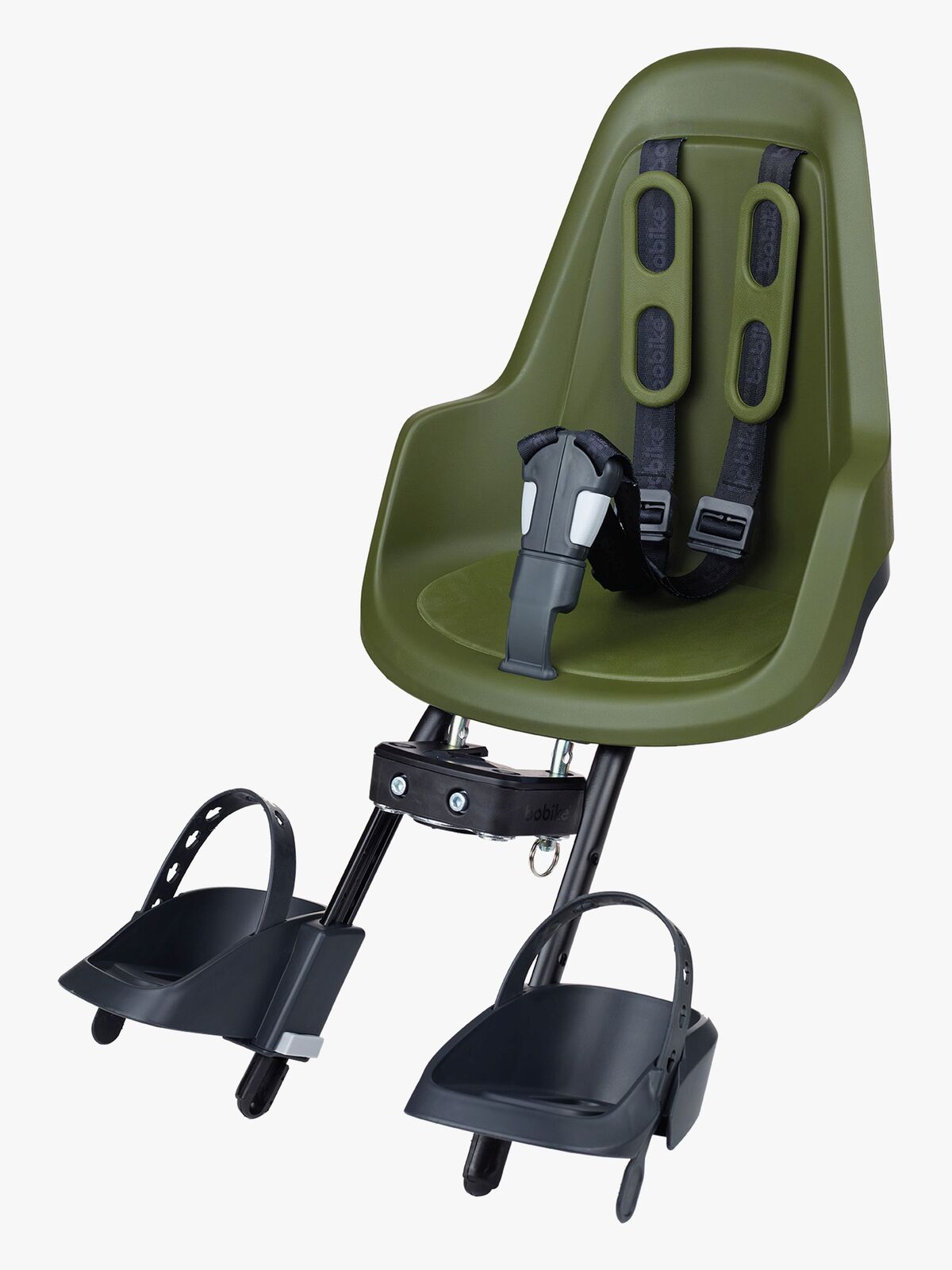 BoBike ONE Mini Front Mount Cykelstol, Olive Green