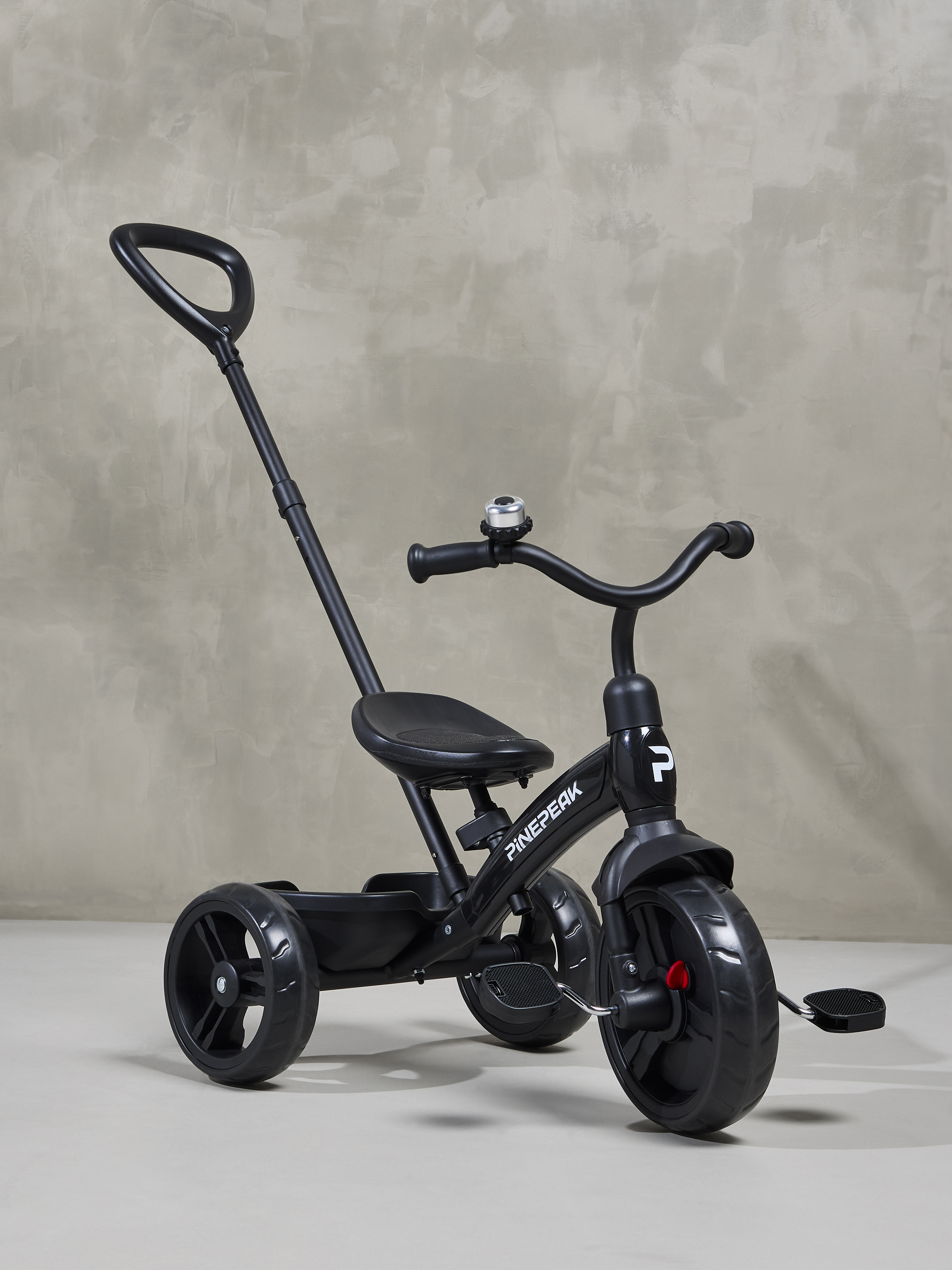 Pinepeak Mono Tri 2-I-1 Trehjulet Cykel, Sort