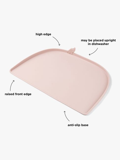 Done By Deer Elphee Dækkeserviet med Kant Silikone, Powder