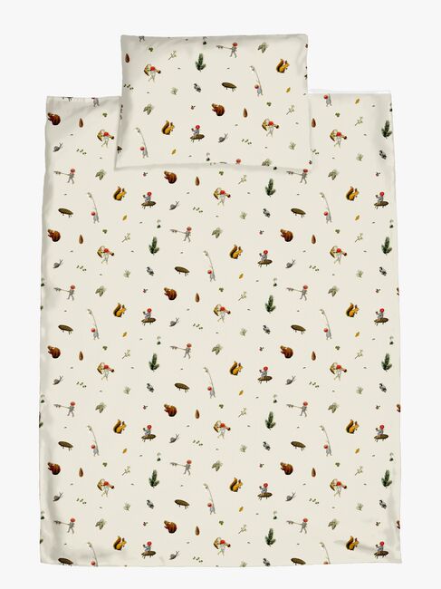 Elsa Beskow Tomtebobarnen Sengesæt 100 x 130 Tremmeseng, Beige