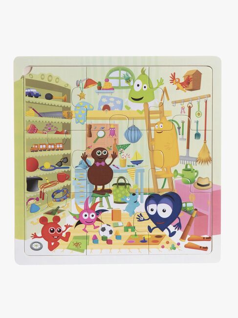 Babblarna Træpuslespil i Babblarnas Rodebutik 9 Brikker