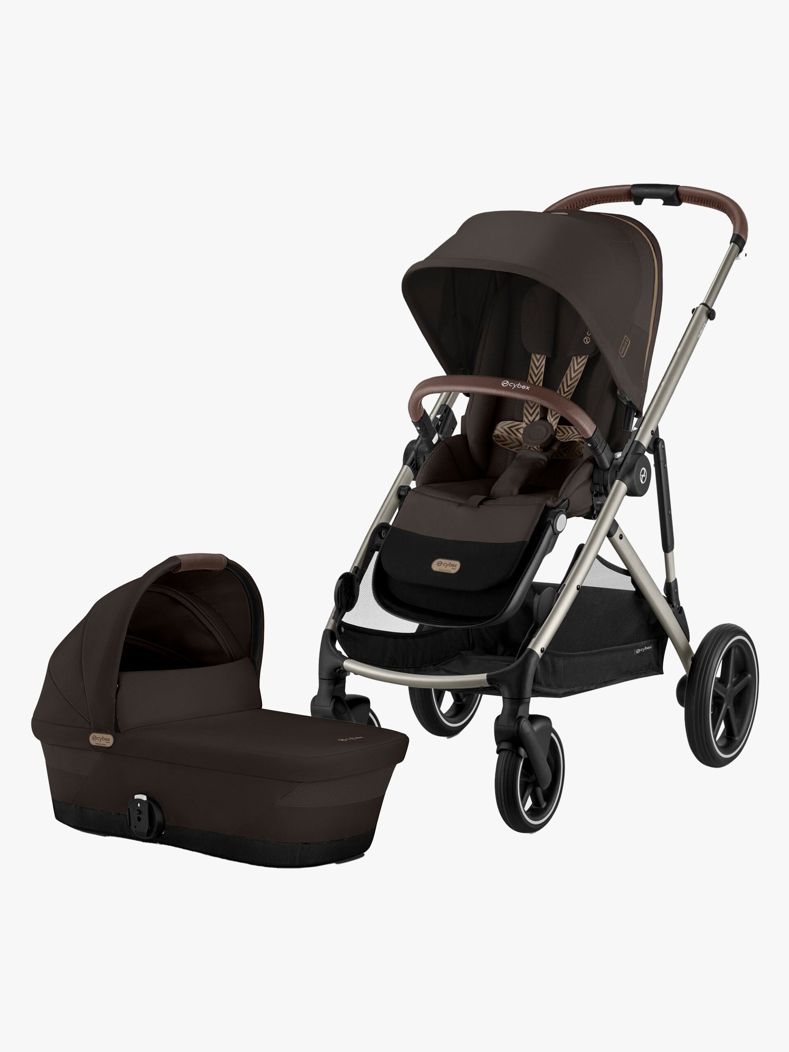 Cybex e-Gazelle S Duovogn, Chocolate Brown/Taupe