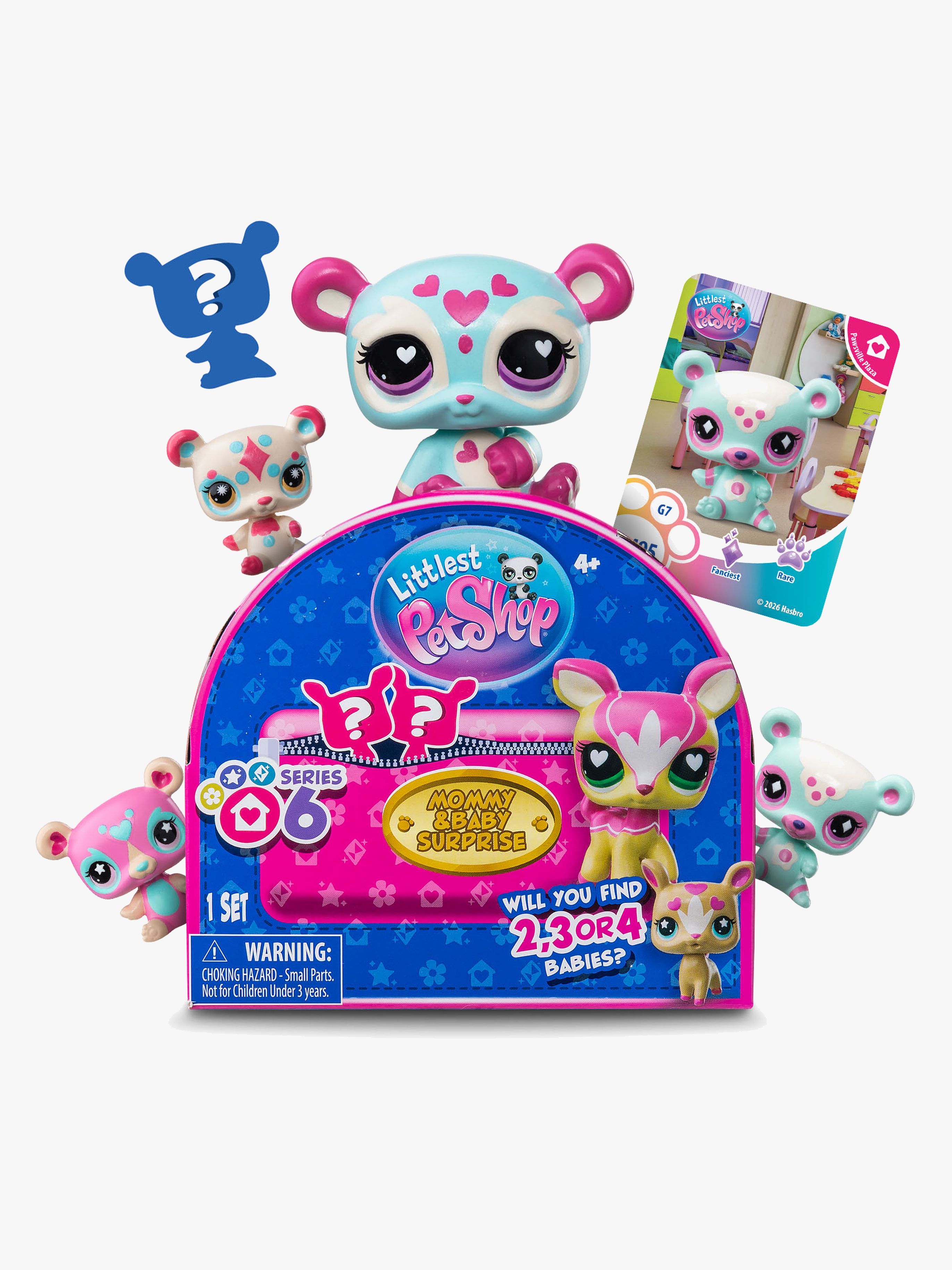 Littlest Pet Shop Legesæt Mor &  Baby Assorteret