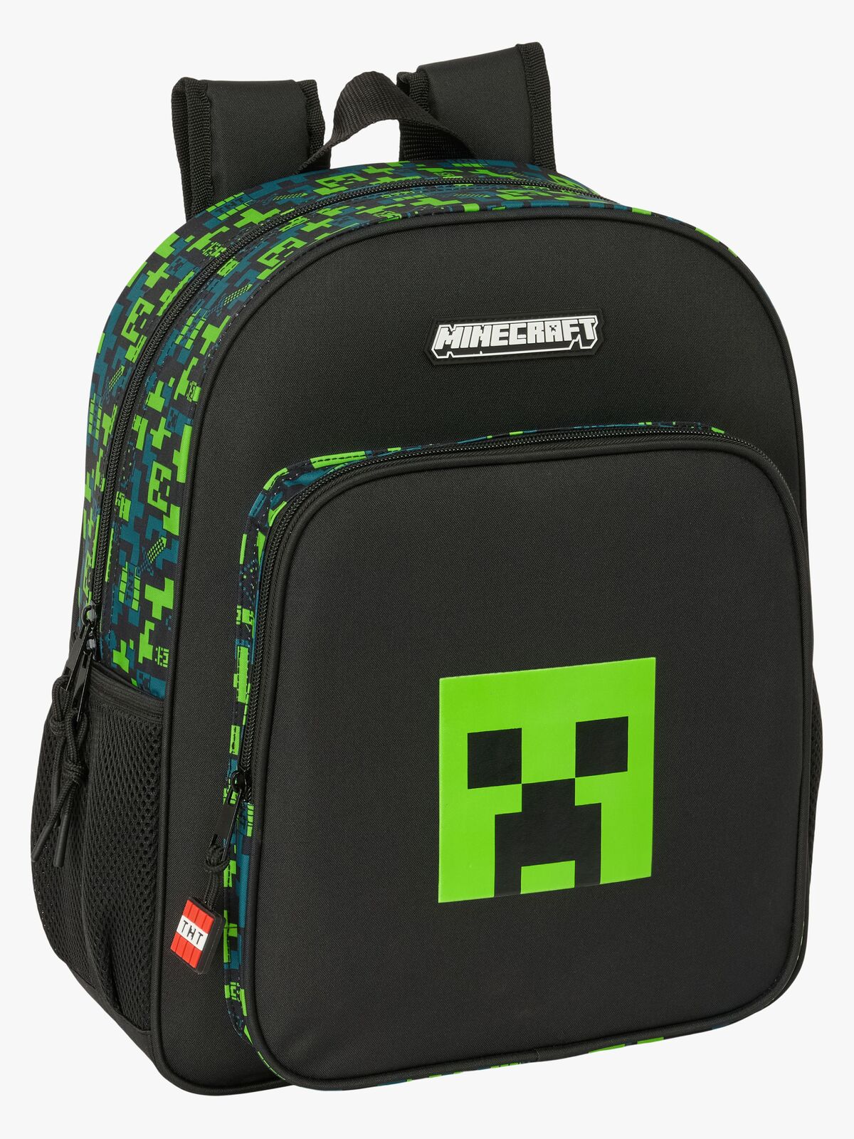 Minecraft Junior Rygsæk 15L TNT, Grøn/Sort