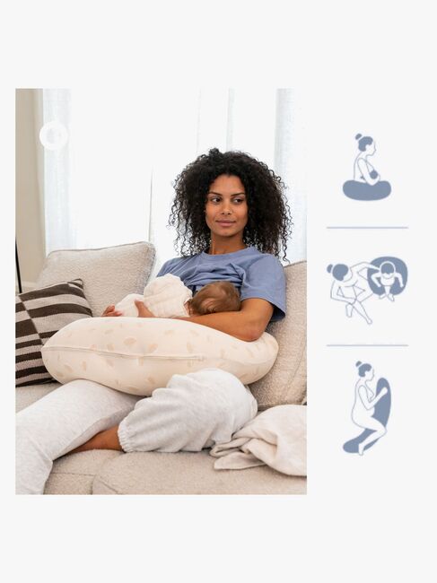 Doomoo  Amme- & Graviditetspude 2-i-1, Latte