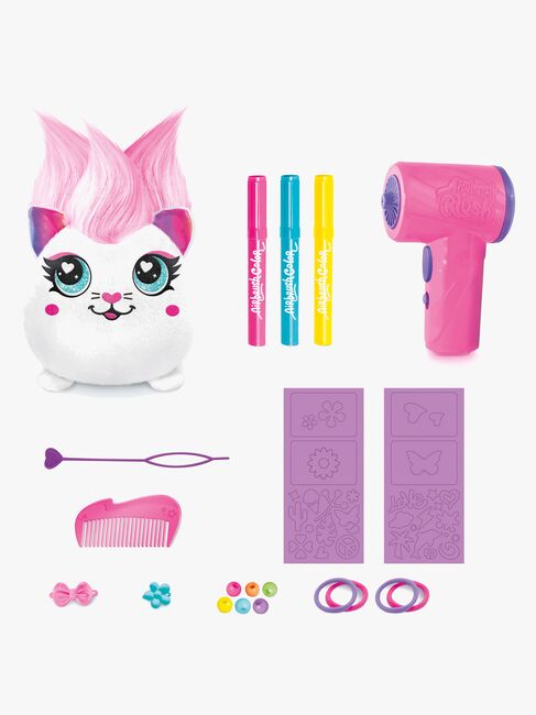 Canal Toys Airbrush Plush Hair'iffic Squishy Bamse Pal-Precious  17 cm