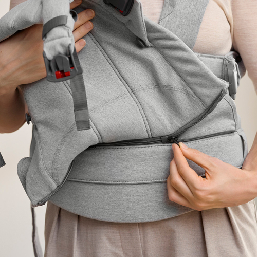 BabyBjörn Harmony Bæresele Woven, Light Grey Melange