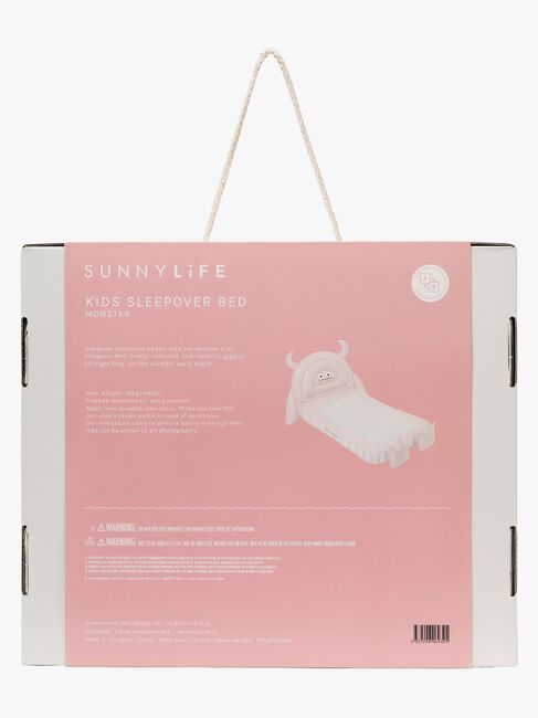 SUNNYLiFE  Oppustelig Børneseng, Monster Pink