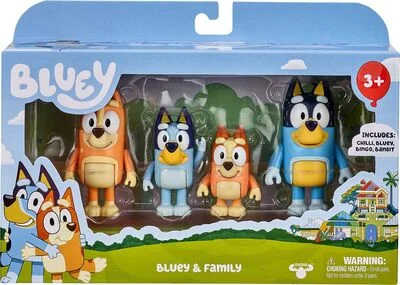Bluey & Family Figurer 4-pak
