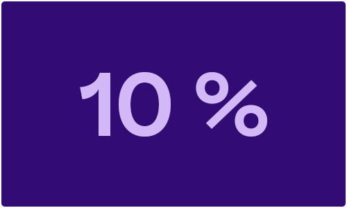 10 %