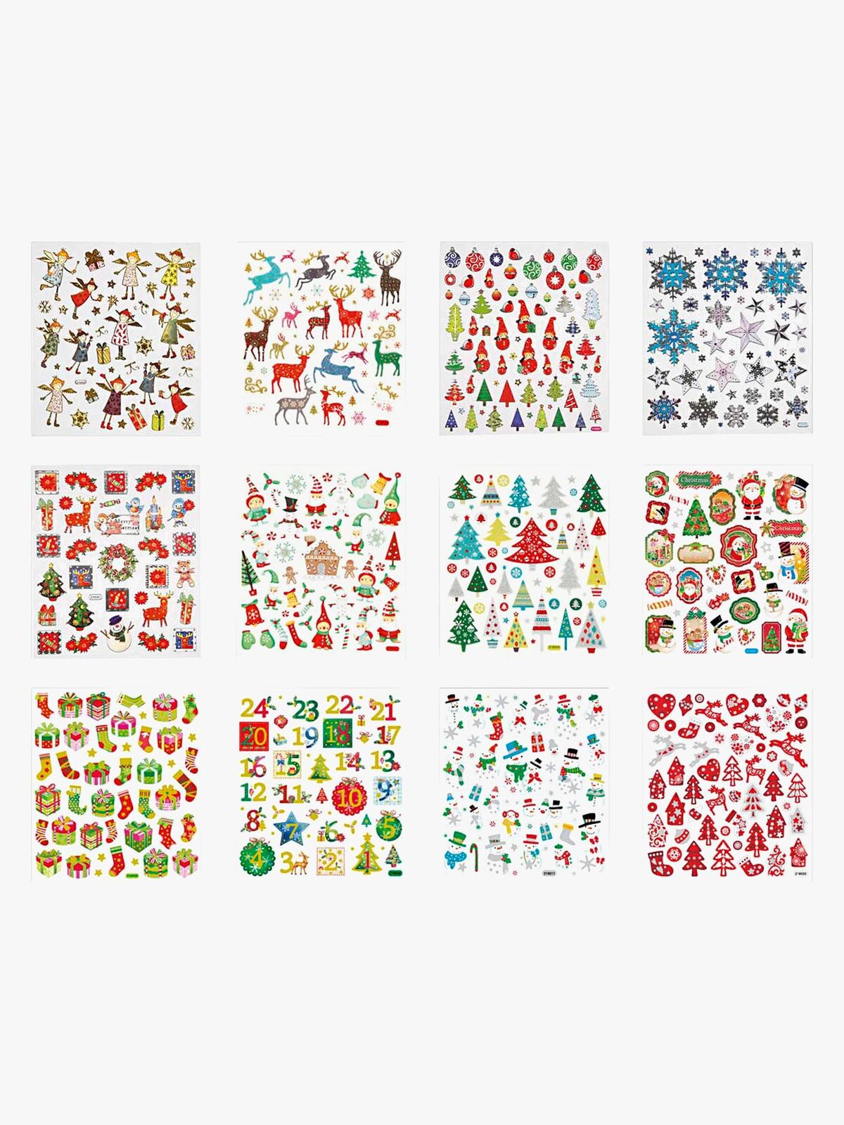 Creativ Company Klistermærker Jul 12 ark