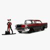 Jada Toys DC Comics Bil med Figur Harley Quinn & 1957 Chevy Bel Air 1:32