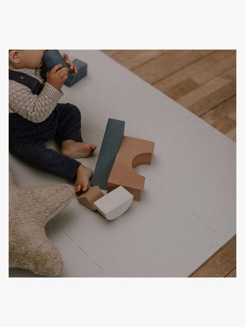 That's Mine Kvadrat Legetæppe, Light Grey