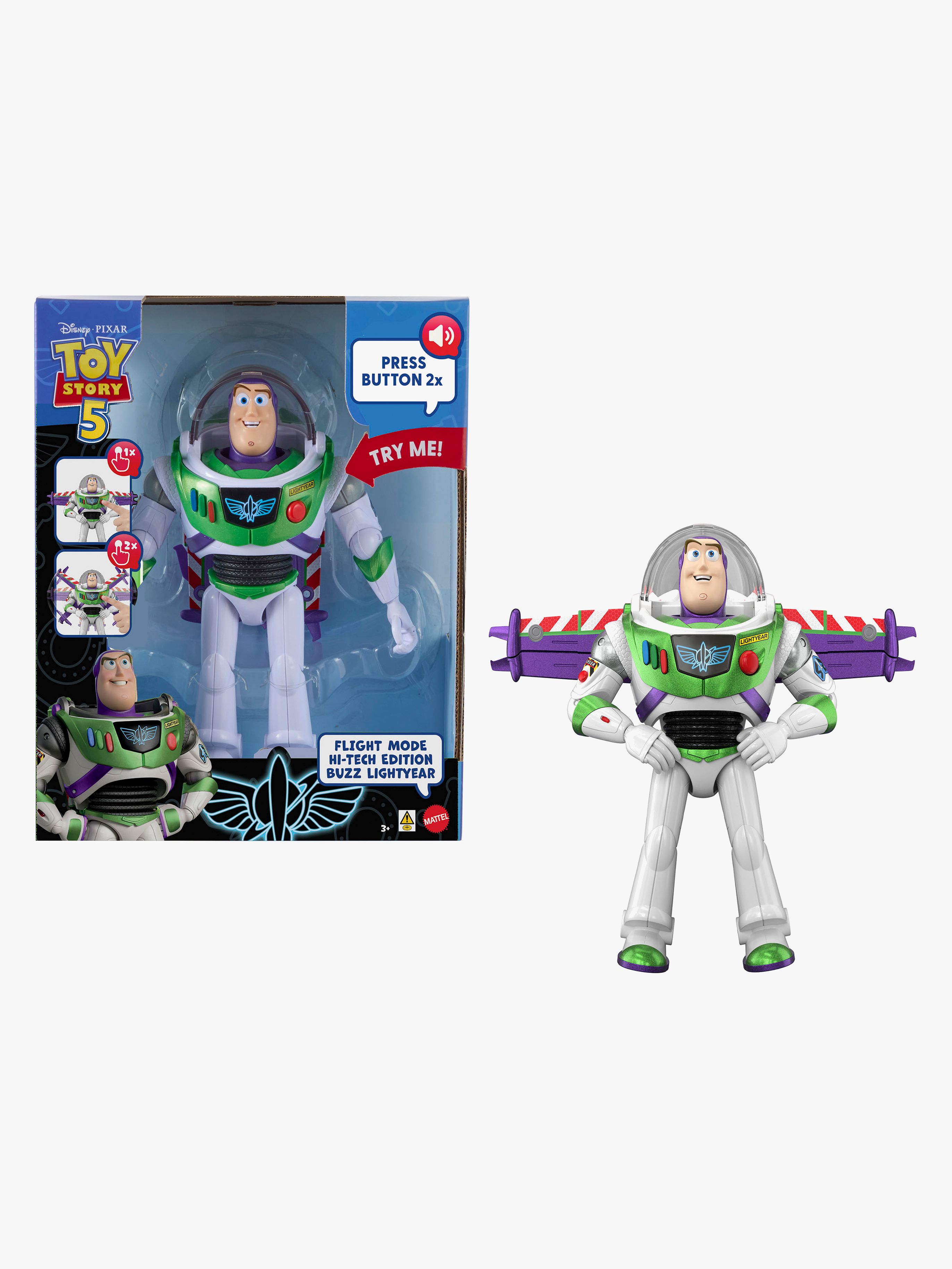 Toy Story 5 Legetøj Actionfigur Buzz Lift Off Bumblebee 26cm