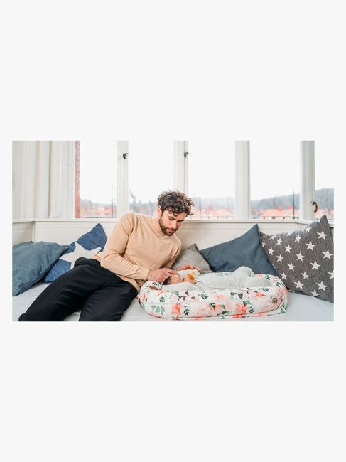 EcoViking Organic Babynest Cover Rose Garden