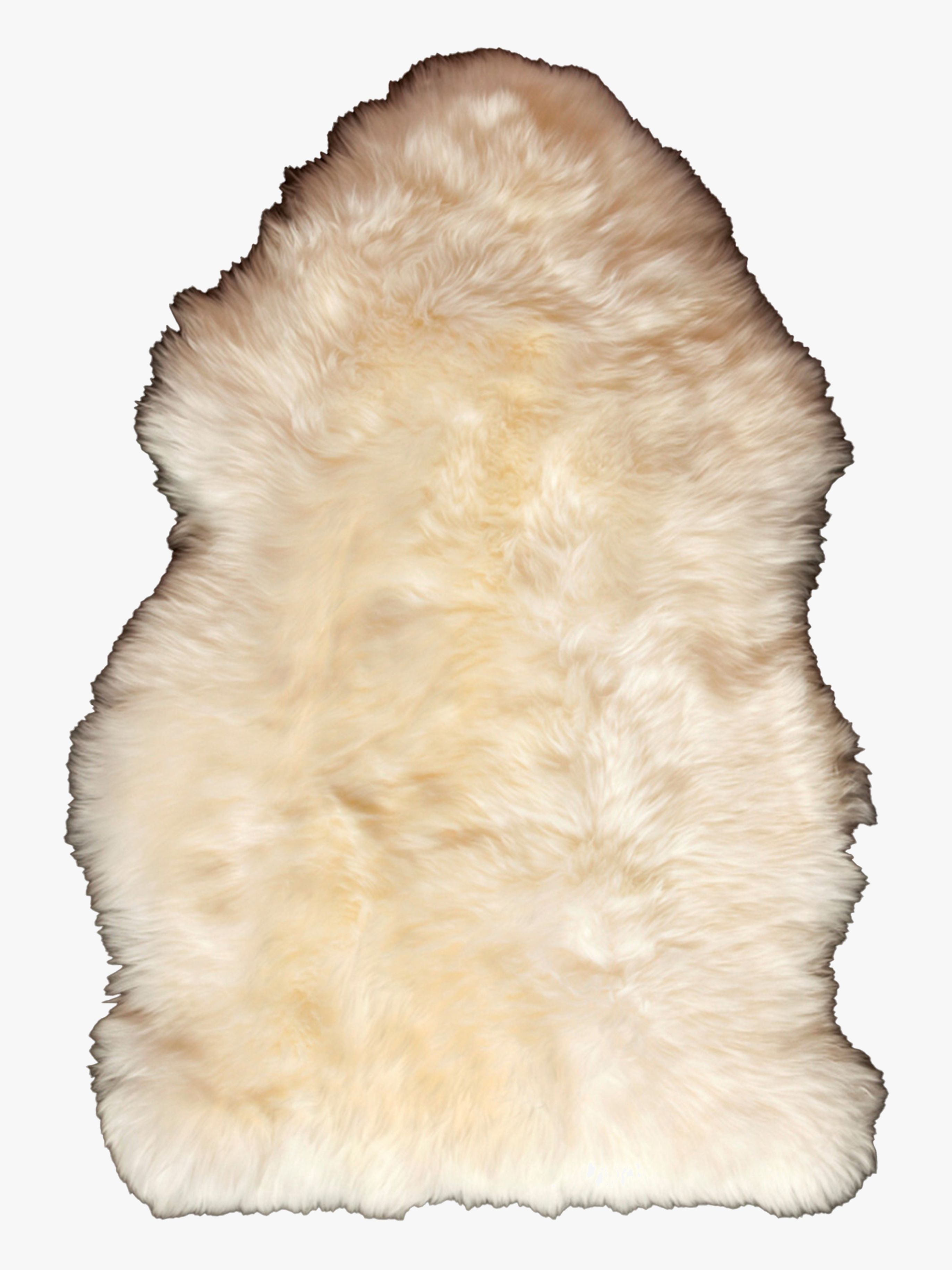 Bozz Lammeskind Langhåret, White