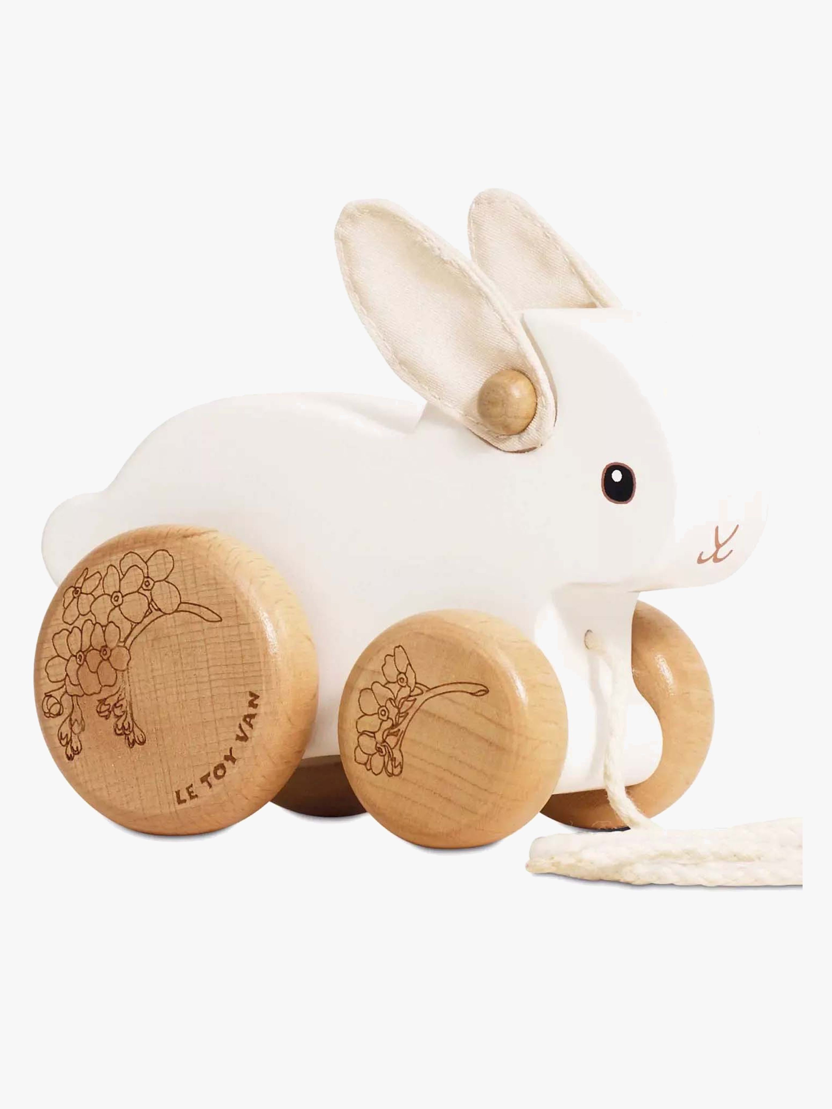 Le Toy Van Trækkelegetøj Kanin, Hvid