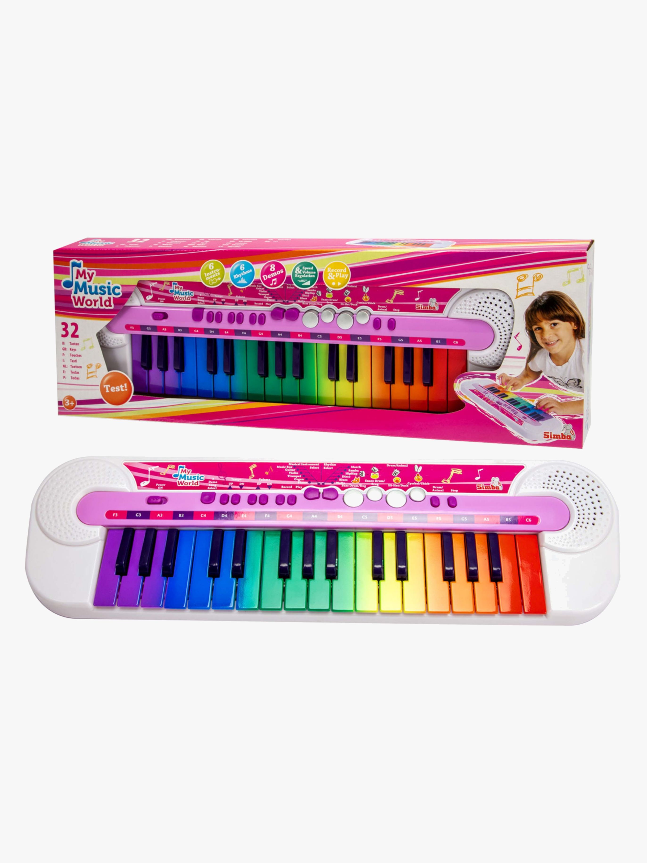 My Music World Keyboard, Pink