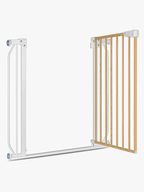 Lionelo Truus Slim Sikkerhedsgitter, White/Natural