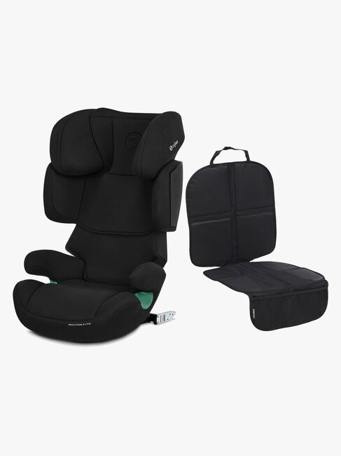 Cybex Solution X i-Fix Autostol inkl. Beemoo Sædebeskytter Lux, Pure Black
