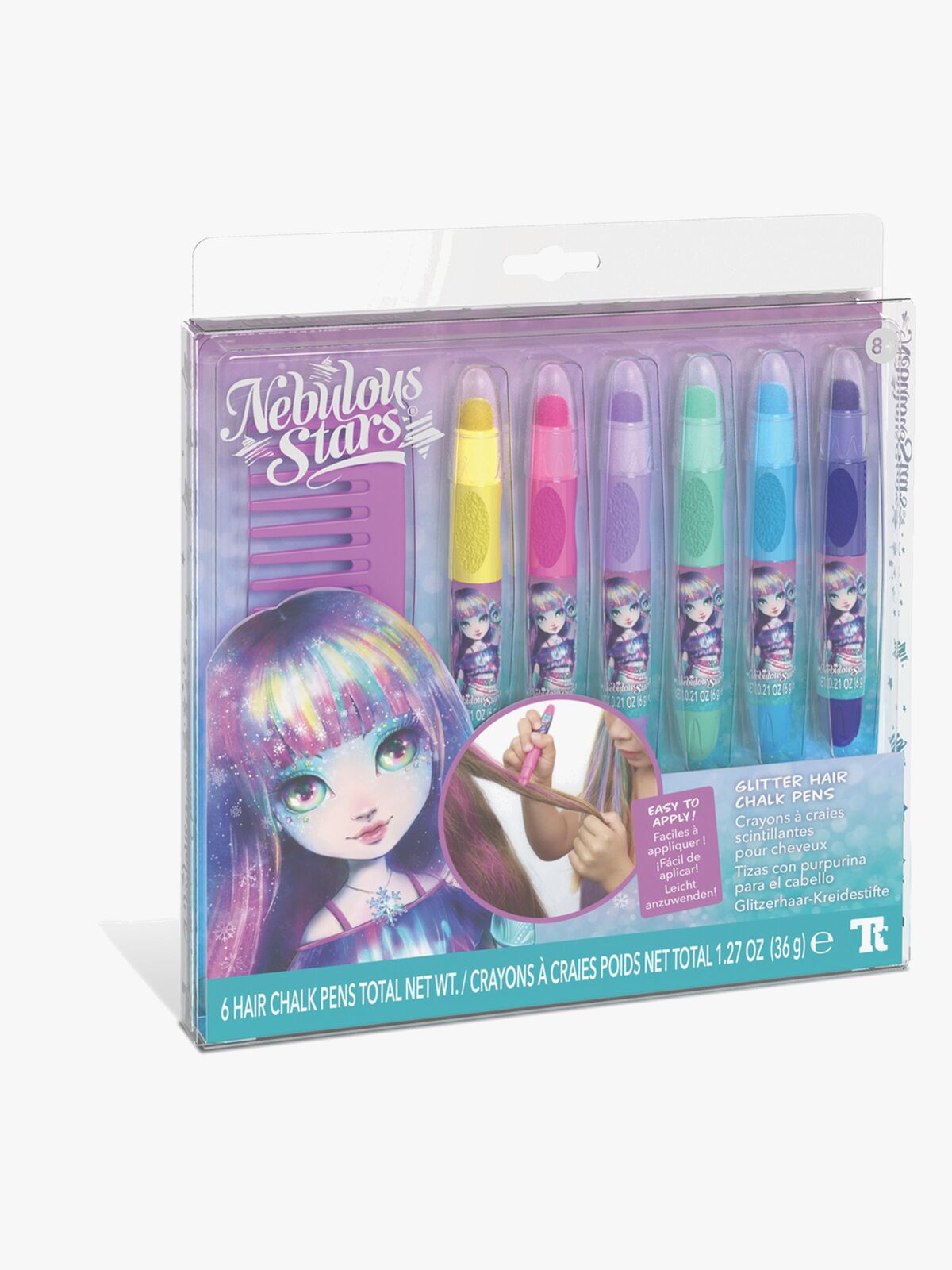 Nebulous Stars Glitterkridt til Håret