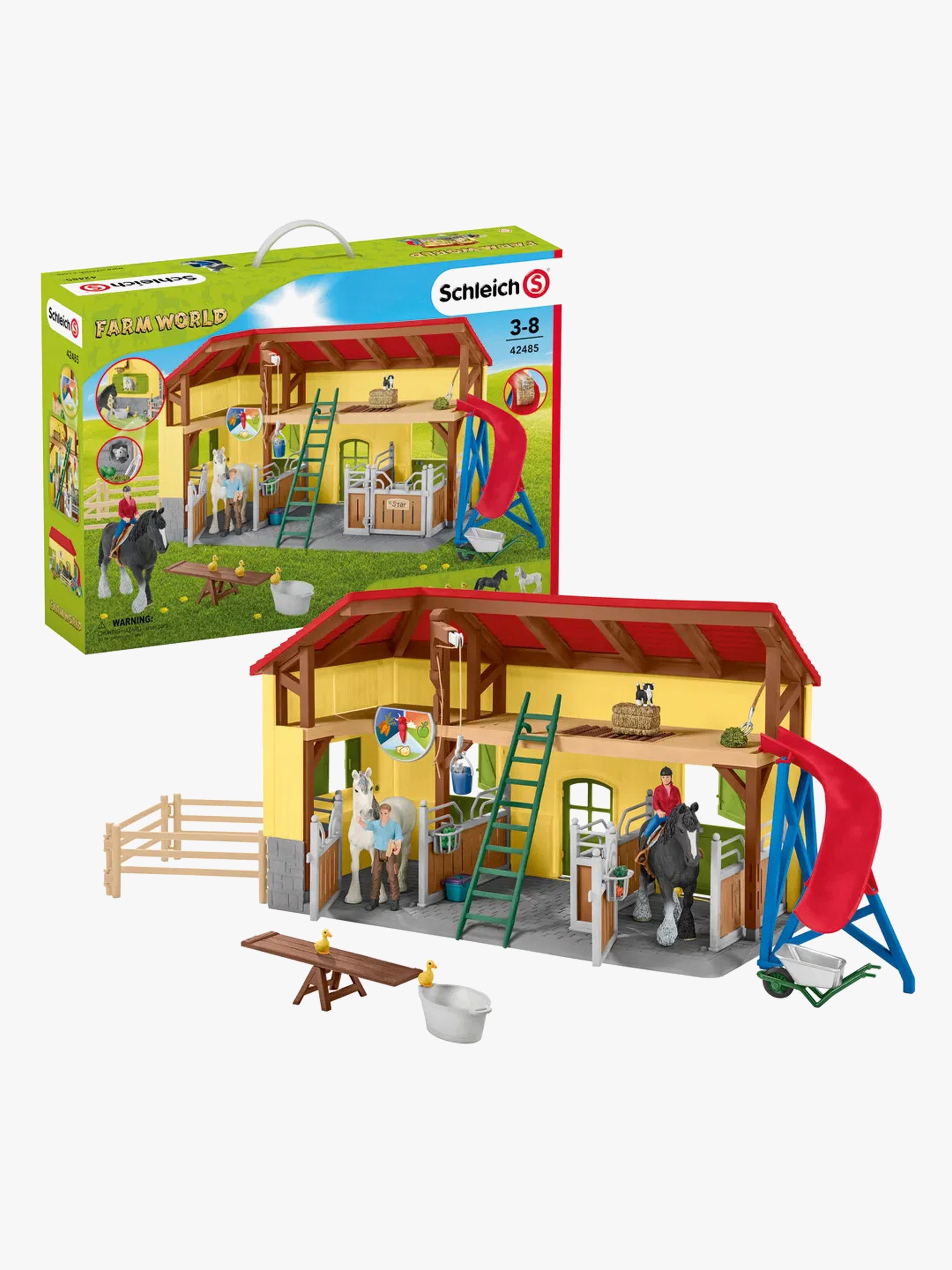 Schleich Farm World Legesæt Hestestald
