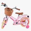 Volare Excellent Cykel med Kurv 12 Tommer, Pink