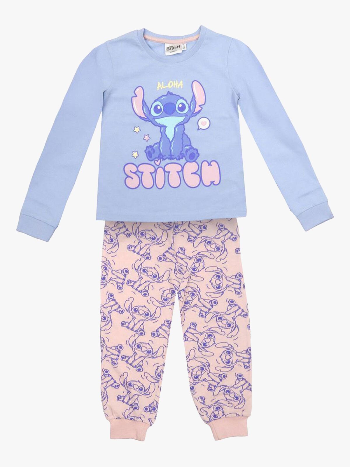 Disney Lilo & Stitch Pyjamas, Blå/Pink