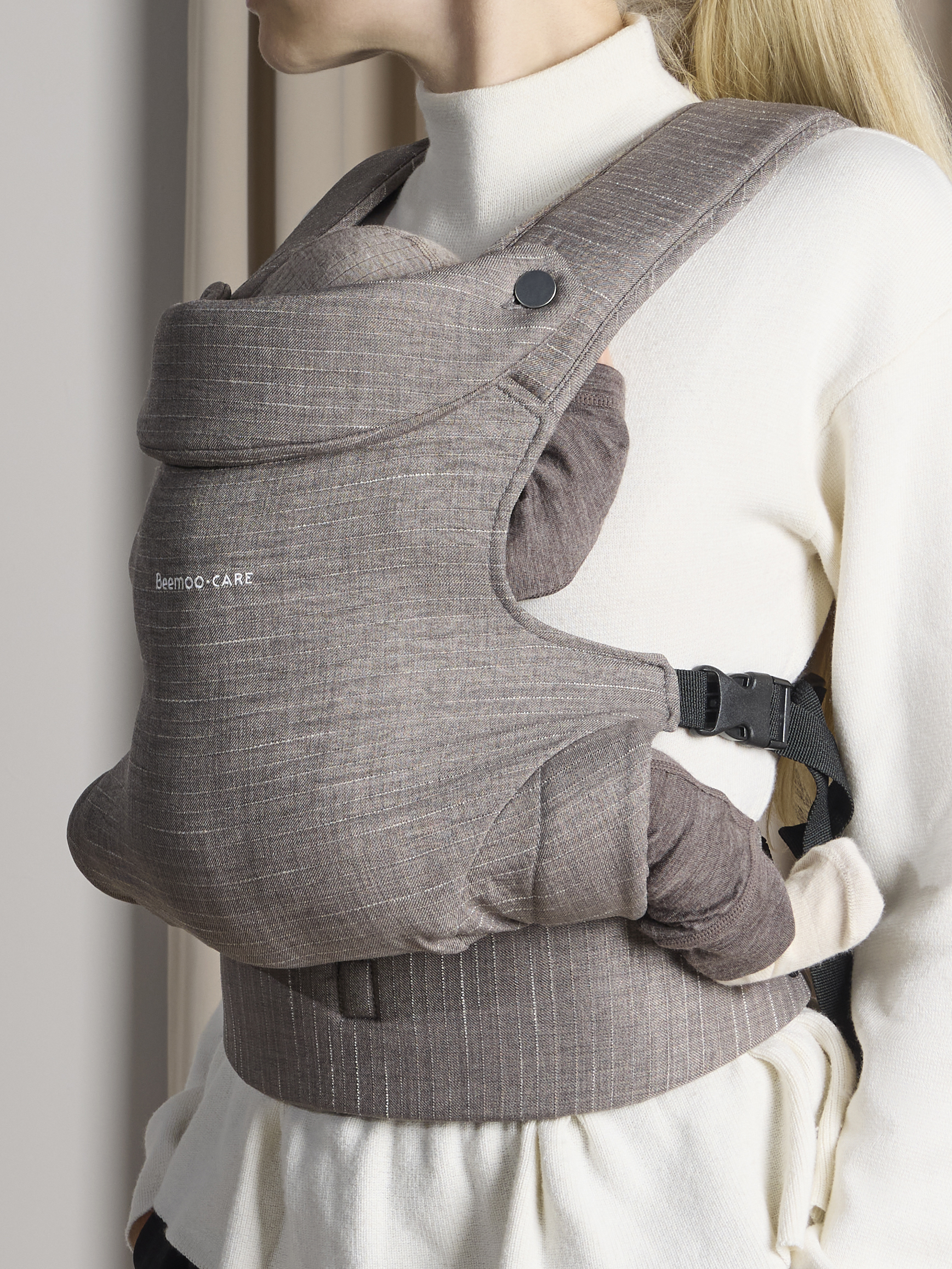 Beemoo CARE Core Bæresele, Grey Cotton