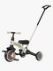 QPlay Stager 3-i-1 Transformerbar Trehjulet Cykel, Brun