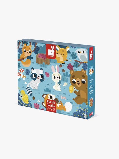 Janod Tactile Puslespil Skovdyr 20 Dele