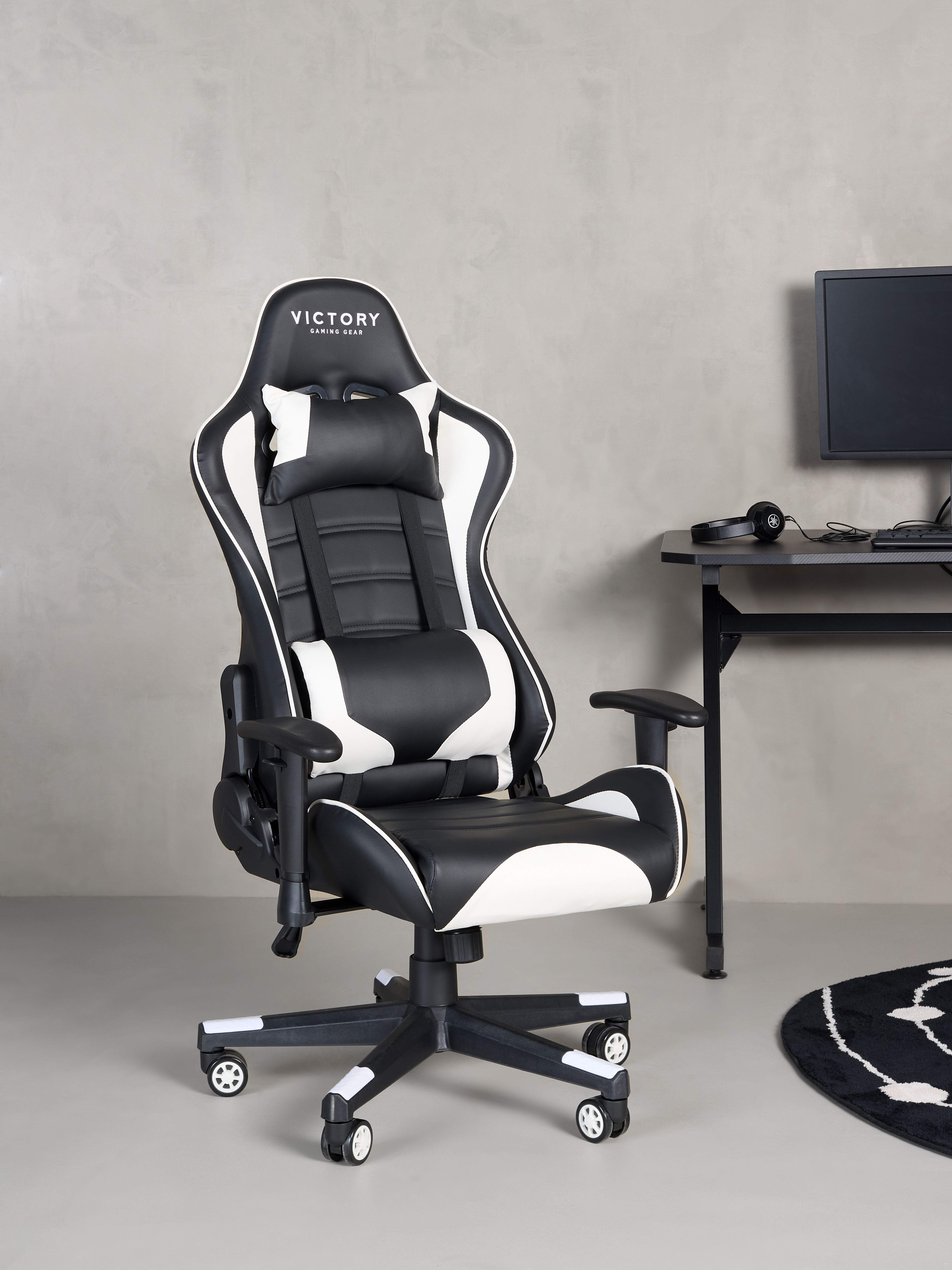 Victory Future Gaming Chair, sort/hvid