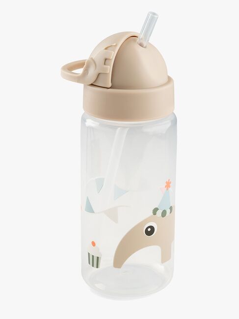 Done By Deer Celebration Flaske med Sugerør, Sand