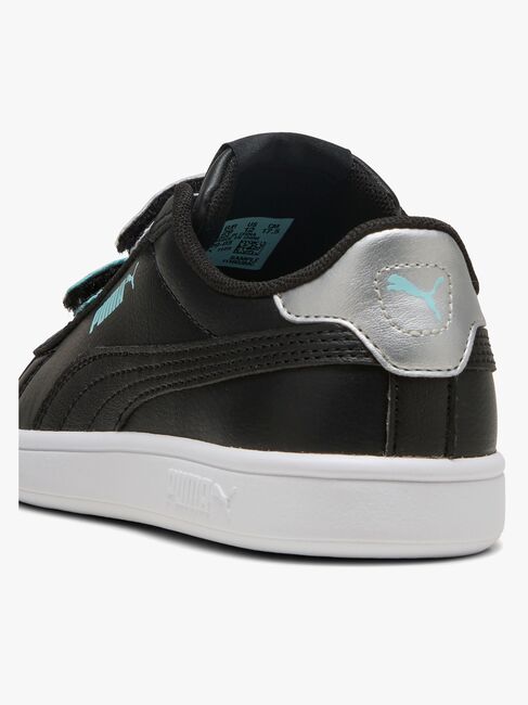 Puma Smash 3.0 Glitter Velcro V PS Sneakers, Sort