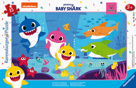 Ravensburger Puslespil Baby Sharks Eventyr, 15 Brikker