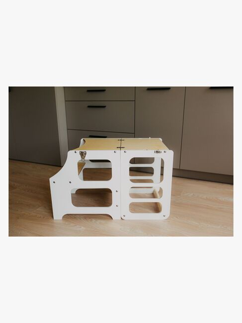 Duck Woodworks Sammenklappeligt Læringstårn, Hvid