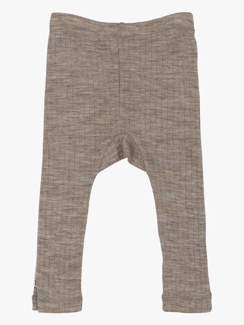 Mikk-Line Leggings Baby Merinould, Melange Denver
