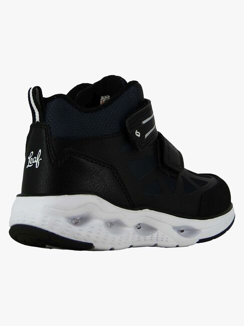 Leaf Kumla  Blinkende Sneakers, Sort