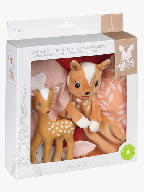 Sophie the Giraffe Dådyr Gavesæt Nusseklud, Brun