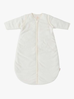 Jollein Sovepose med Aftagelig Ærmer Rundt 70 cm, Rib Ivory