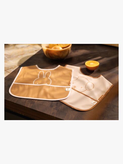 Jollein Miffy Peekaboo Hagesmæk 2-pak, Wild Rose