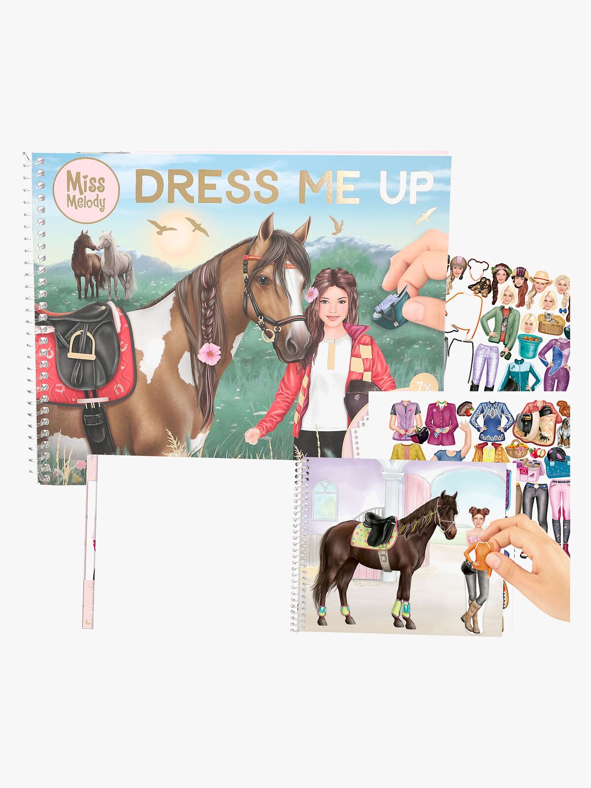 Miss Melody Dress Me Up Klistermærkebog