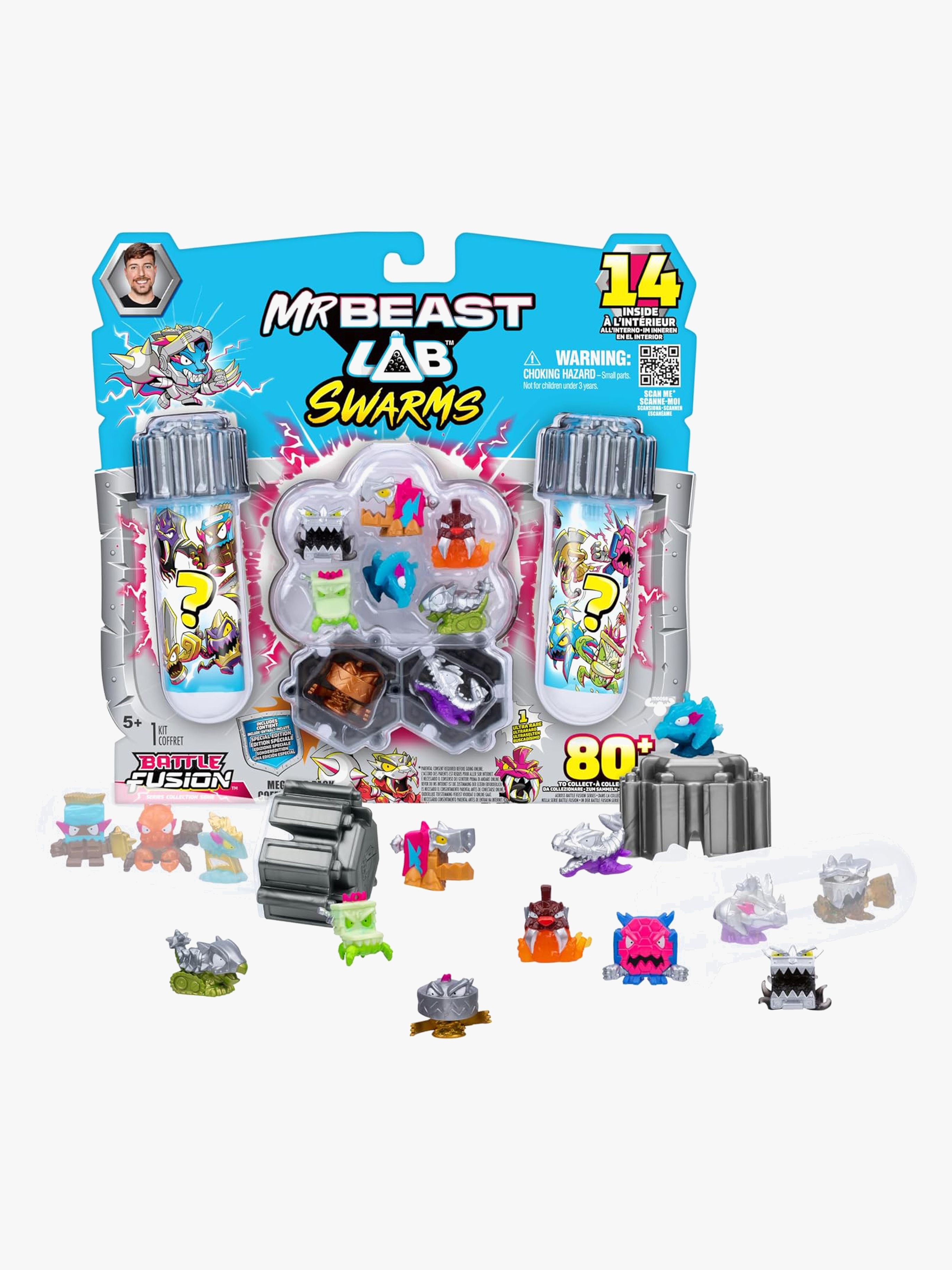 MrBeast Lab Samlerfigur Batttle Fusion Surprise 14-pak