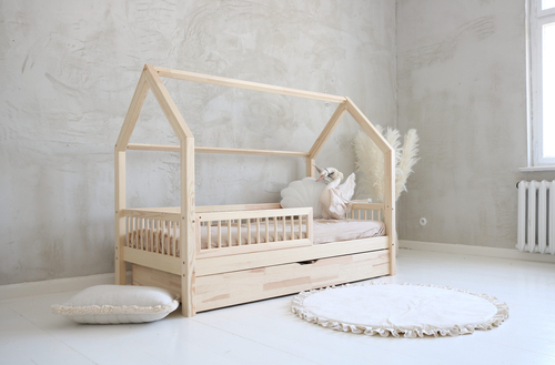 Minitude FINN Juniorseng 70x140, Natur