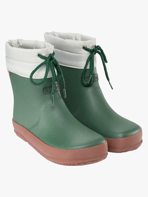 Viking Alv Barefoot Gummistøvler, Dark Green