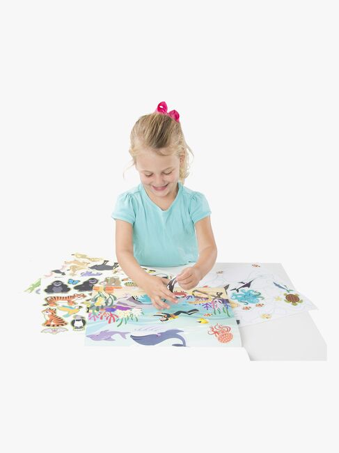 Melissa & Doug Genanvendelig Klistermærkebog Dyr