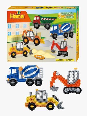 Hama Midi Gaveæske Arbejdskøretøjer 4000 stk