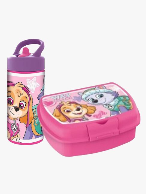Paw Patrol Madkasse og Flaske, Pink